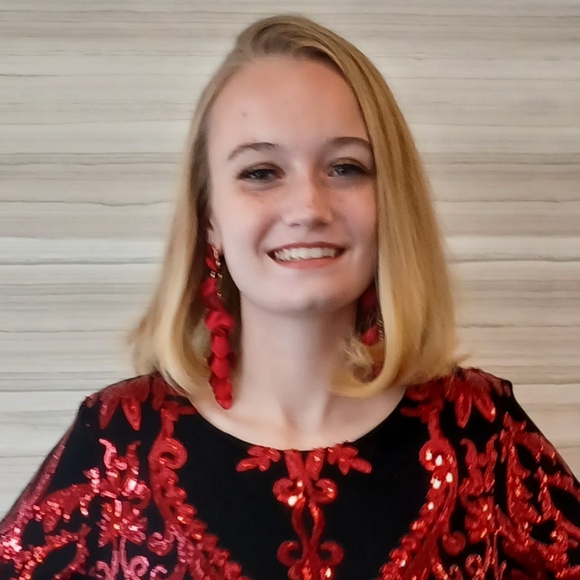 Red One Shoulder Dress - Picture 5 of 5